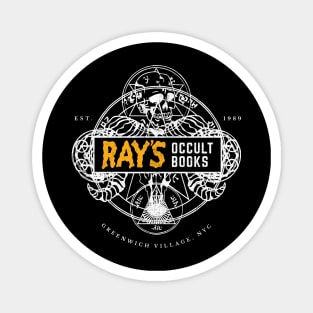 Ray's Occult Books Est. 1989 - vintage logo Magnet
